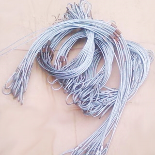 打桩机油门绳